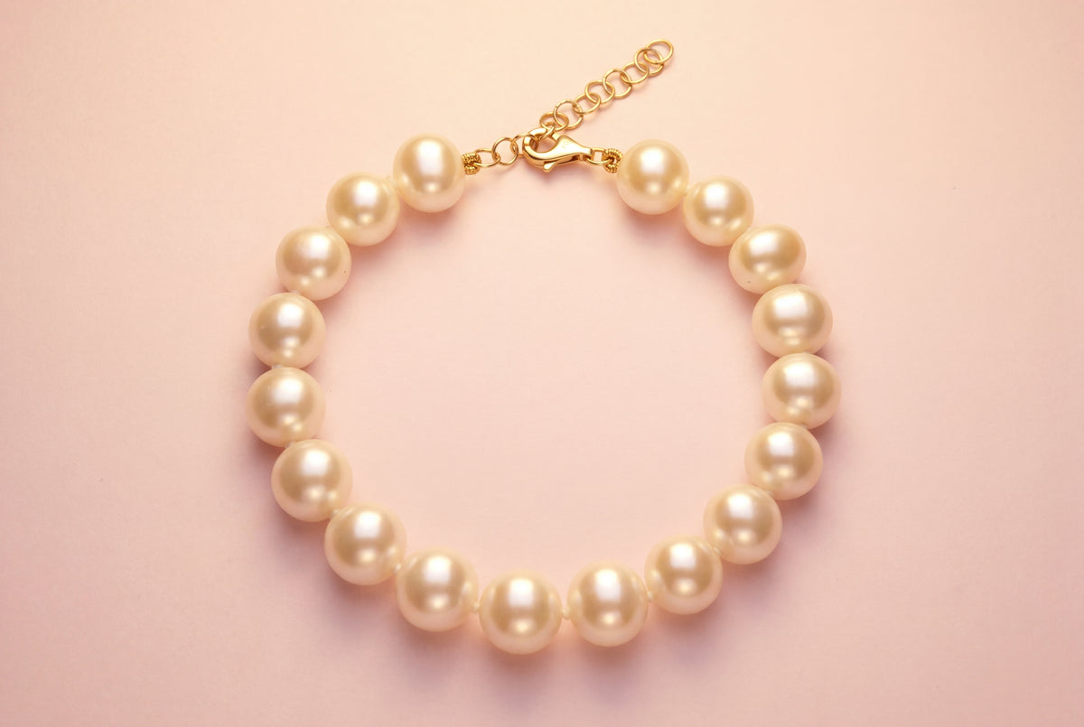 Perlenarmband – 585 Gold