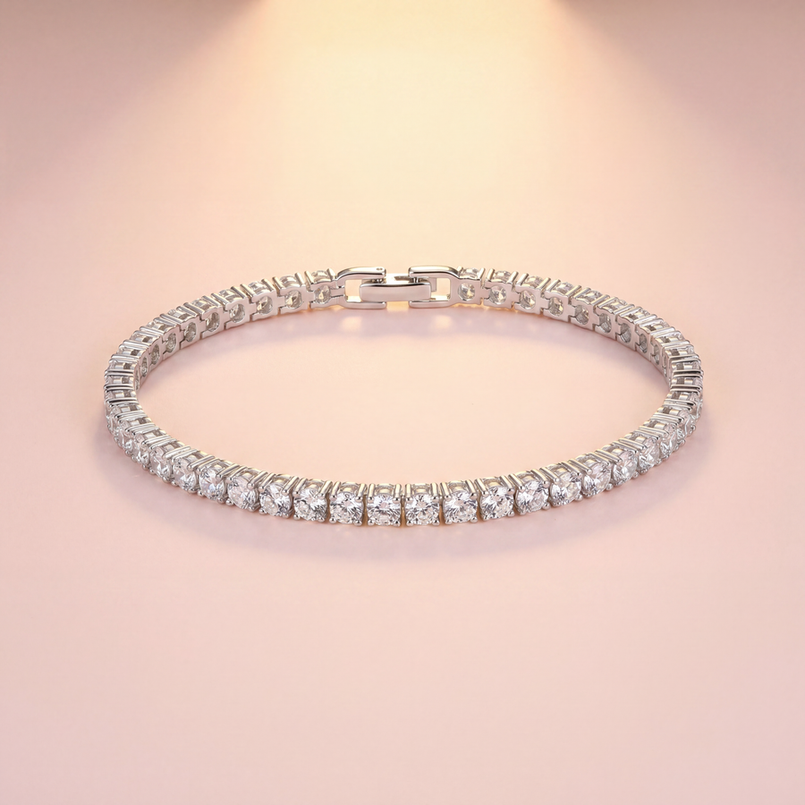 Tennis Armband Silber – Zirkonia
